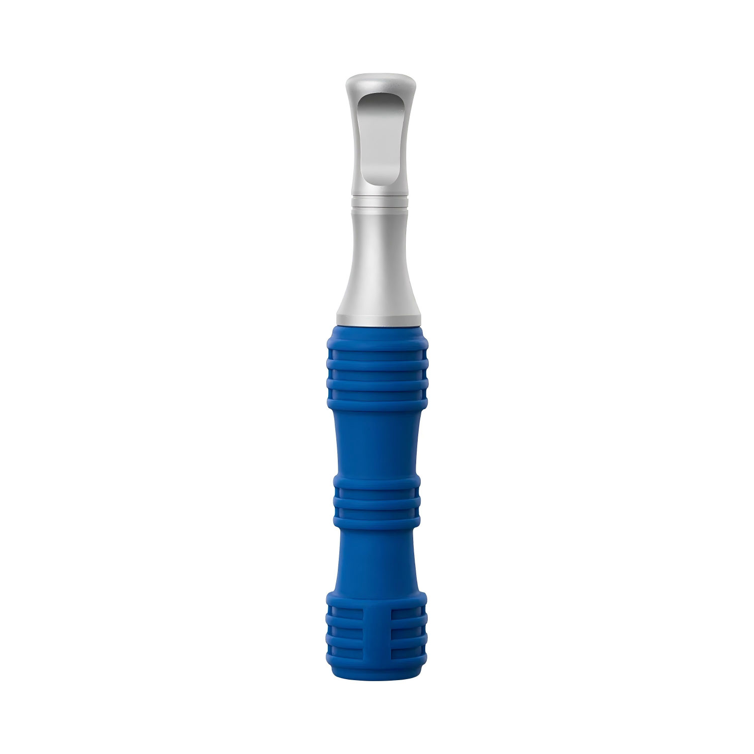 Blue disposable aromatic inhaler with Ring surface design