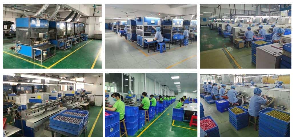 Logo printing and surface finishing production floor for private label products