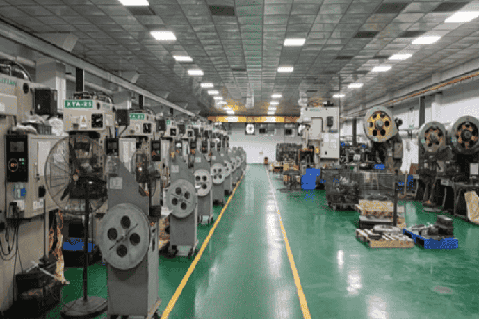 Metal pressing and machining capability at Dongguan Bolan Technology
